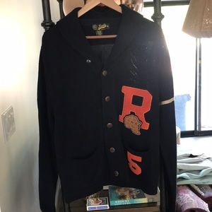 Ralph Lauren Rugby, shall collar cardigan